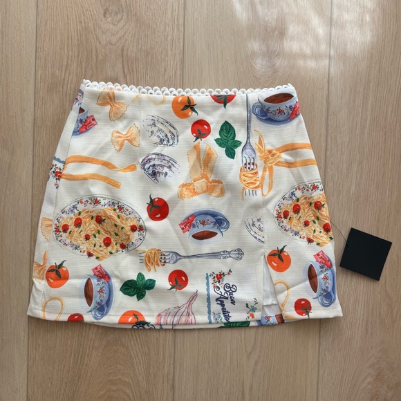 lulus patterned mini skirt - Picture 5 of 6